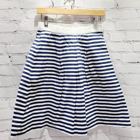 LOFT black and white stripped midi skirt - Picture 9 of 14